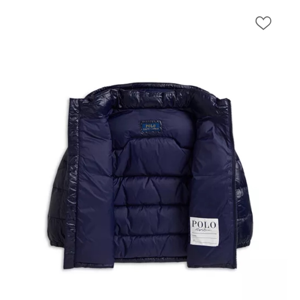 Polo by Ralph Lauren Kids Navy Puffer Jacket - Picture 3 of 3